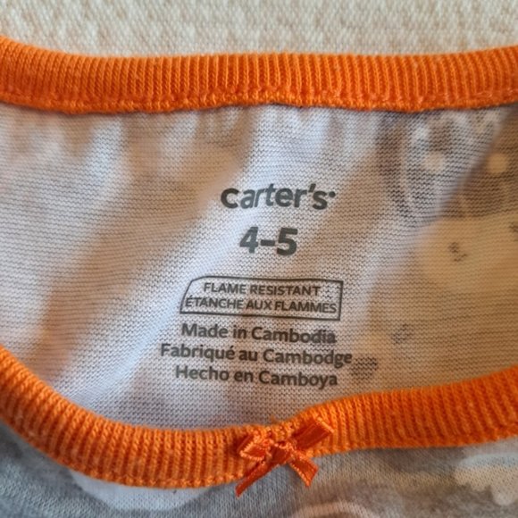 Carter's girls size 4-5 Halloween Nightgown - Picture 2 of 3